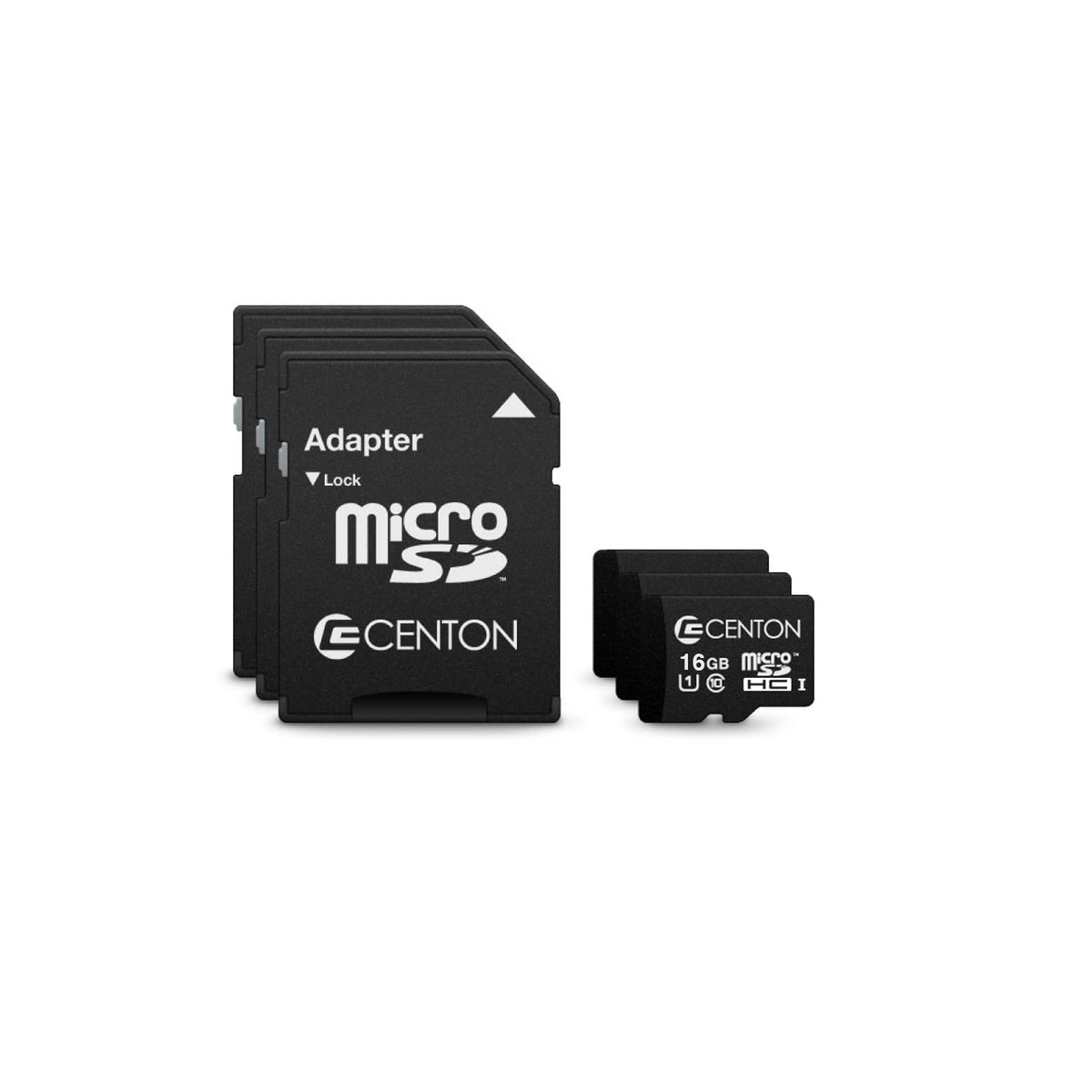 Centon Electronics Micro Sd Card, Uhs I / A1 / V10 / U1 / Class 10 Flash Memory Card For Phones, Tablets, Cameras, And More, 16G