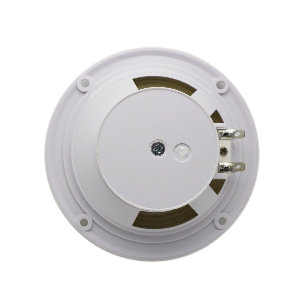 Herdio 4 Inches Waterproof Marine Bluetooth Ceiling Speakers For Bathroom Kitchen Home Outdoor Camper Golf Cart Boat With Flush