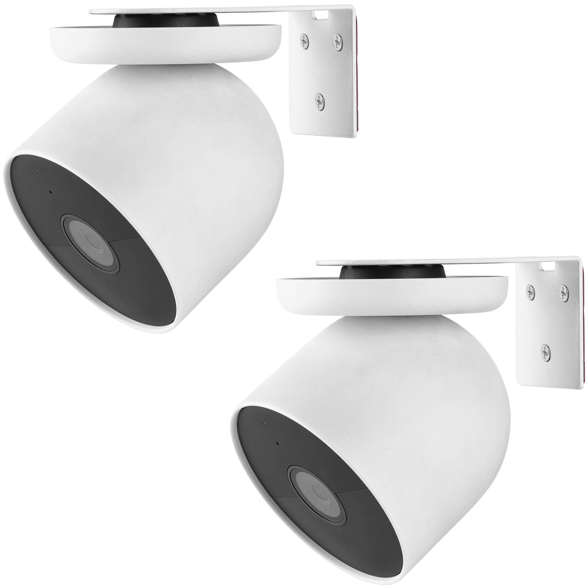 Uyodm 2Pack Adhesive Metal Wall Mount Bracket Compatible With Google Nest Cam Outdoor Or Indoor, Battery   2Nd Generation, Vhb S