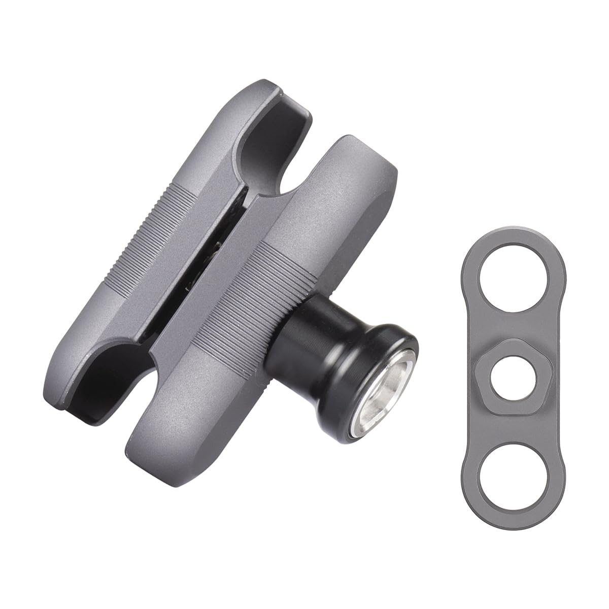 Fanaue Anti Theft Double Socket Arm Compatible With Ram Mounts B Size Ball Head And Bike Motorcycle Phone Holder, Fits Industry 