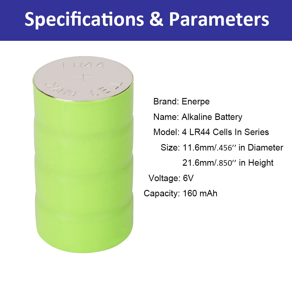 Enerpe 6V Replacement Batteries For Pet Stop, Perimeter, Dog Guard And Extreme Dog Collars 5 Pack & 10 Pack Options