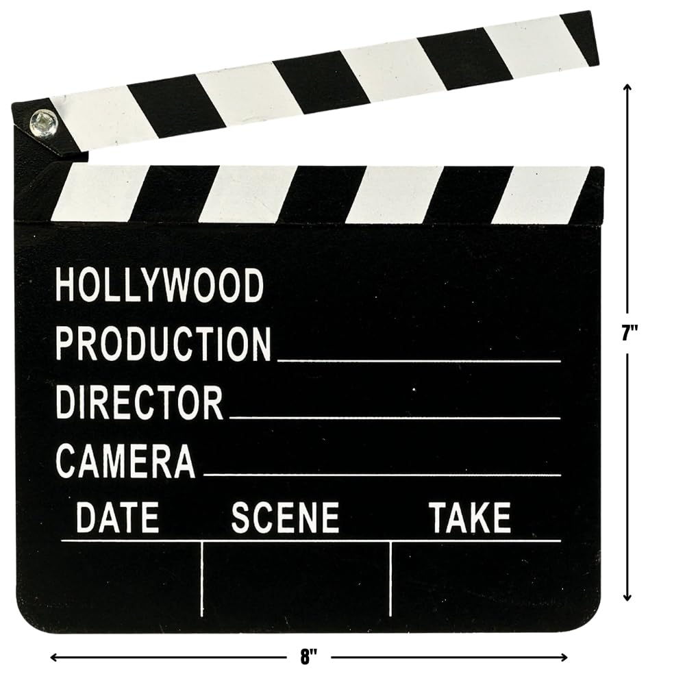 Amscan 348715 Hollywood Directors Party Clapboard, 7'' X 8'', 1 Piece