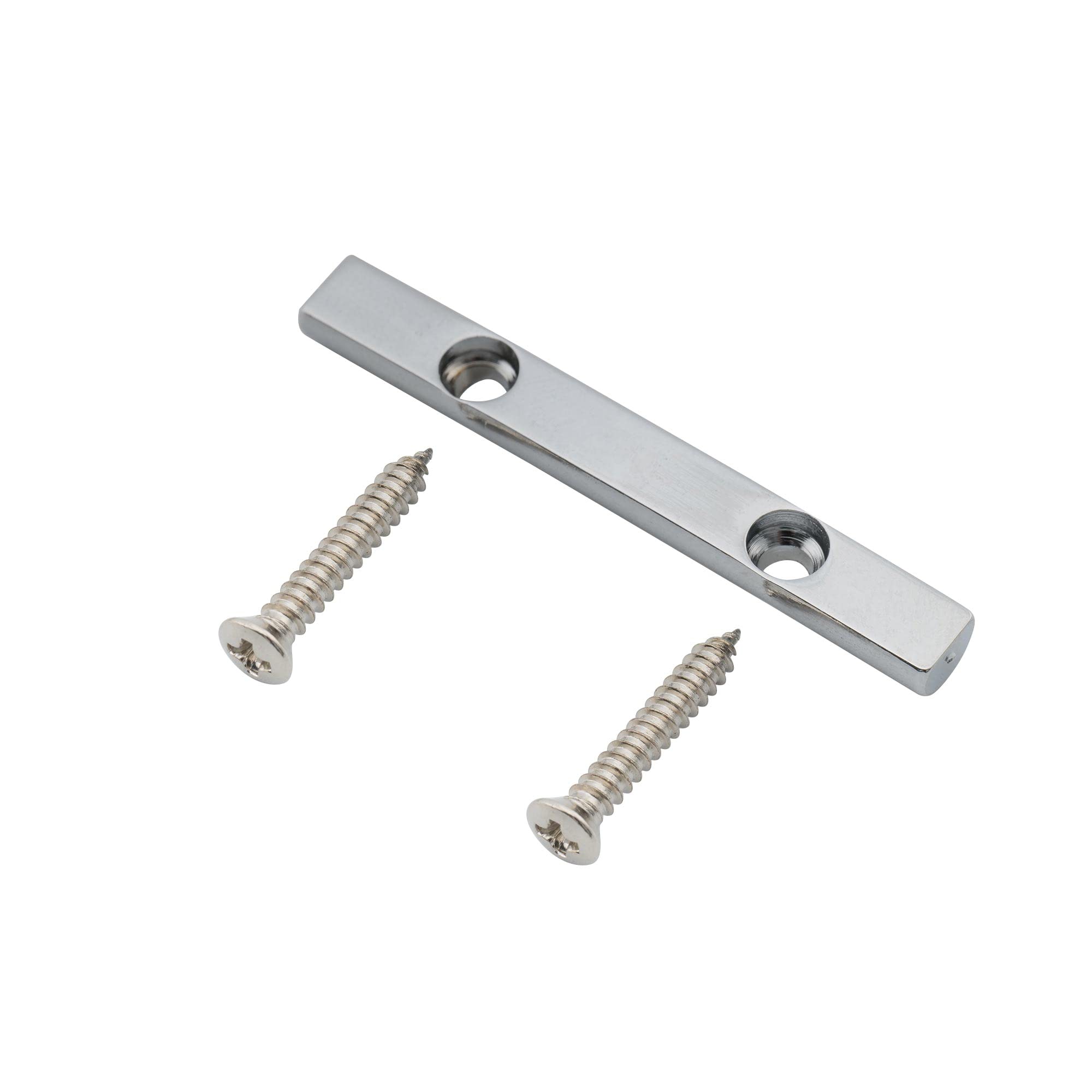 Musiclily Pro 43Mm Brass Bass String Retainer Bar For 4 String Electric Bass, Chrome