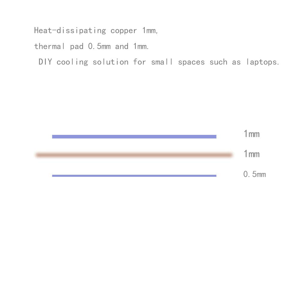 Laptop Nvme M.2 Heatsink With Nano Thermal Pads