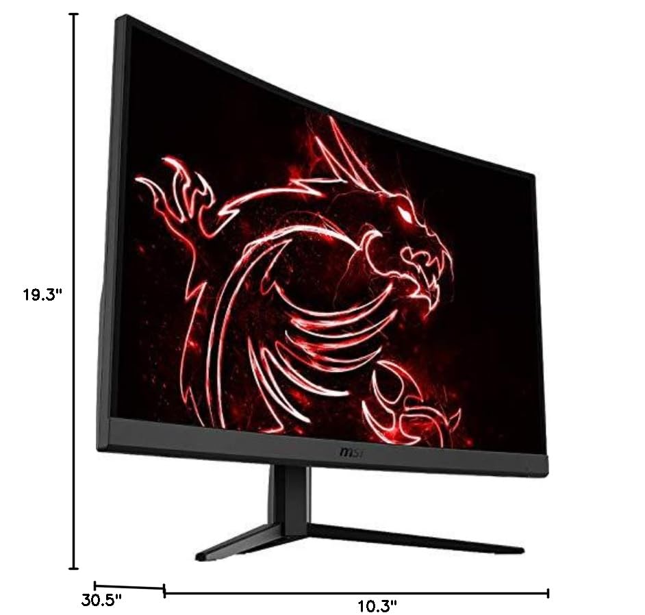 Msi G27C4, 27 Gaming Monitor, 1920 X 1080 (Fhd), Va, 165Hz, Freesync, Hdmi, Displayport, Tilt
