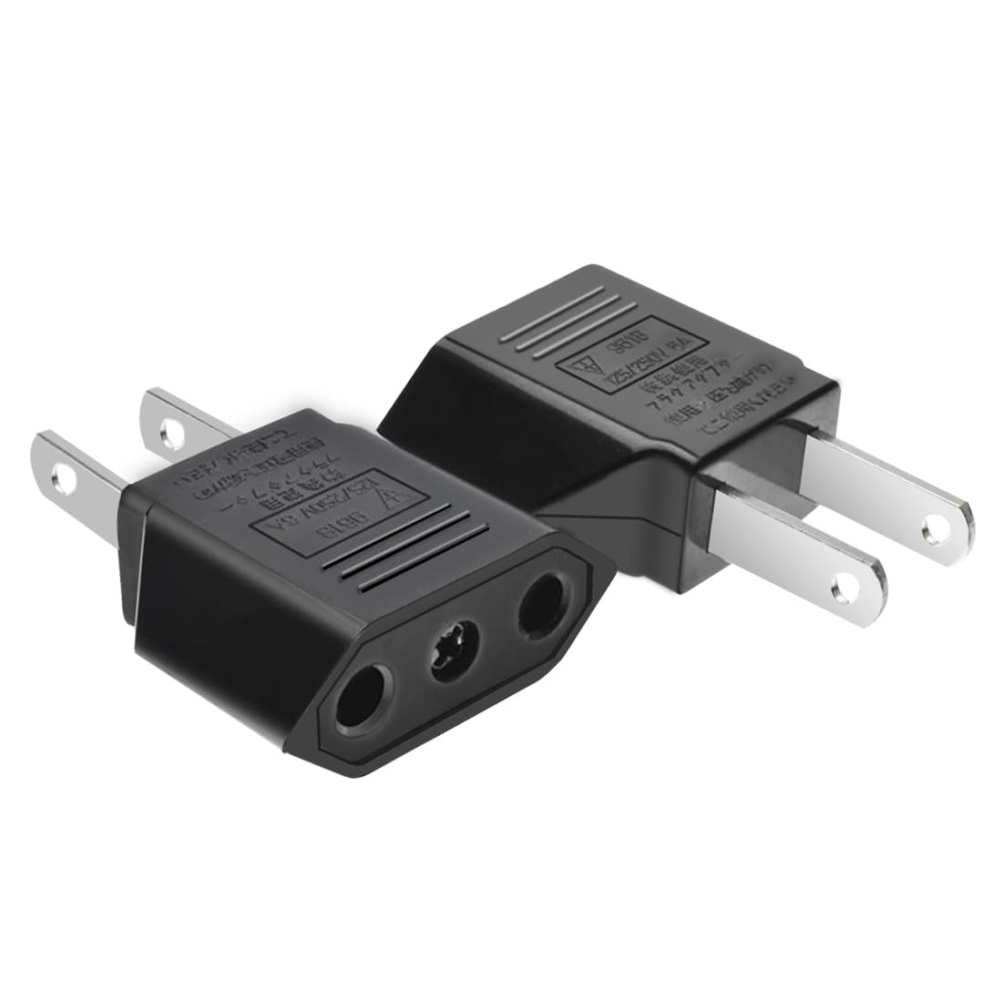 Jorindo(Black 10Pcs) Usa Plug To Eu Socket