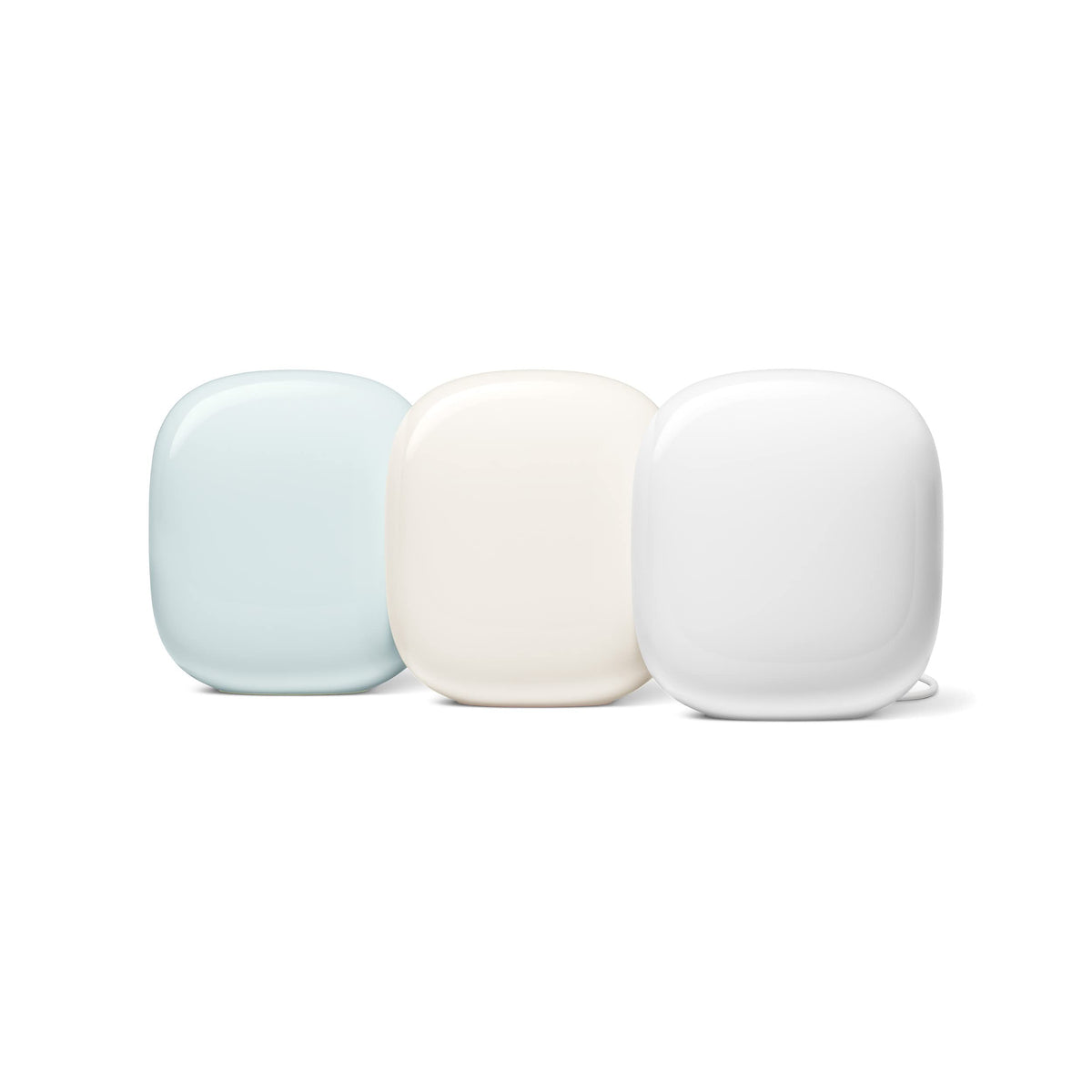 Google Nest Wifi Pro   6E   Reliable Wi Fi System With Fast Speed And Whole Home Coverage   Mesh Wi Fi Router   3 Pack   Snow, L