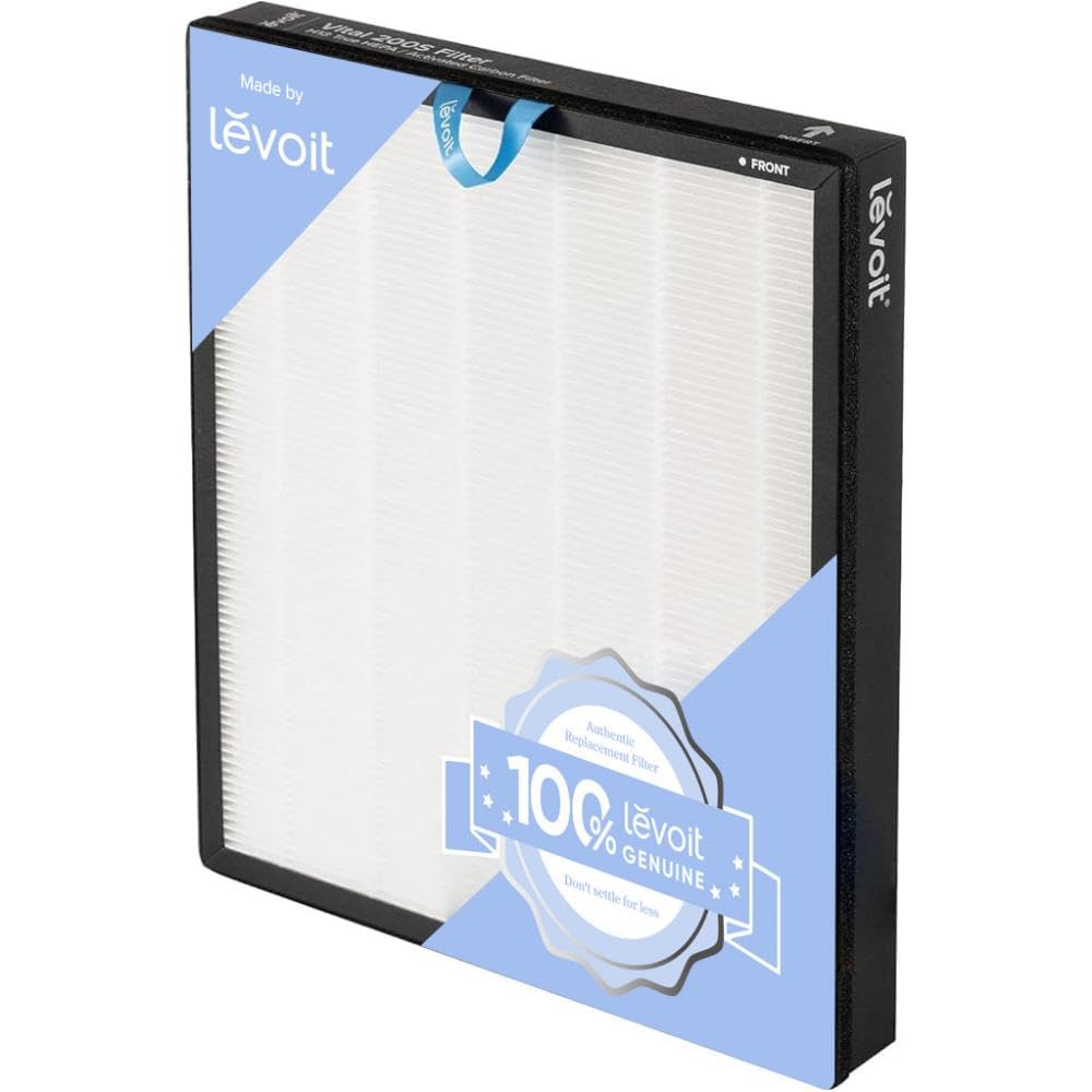 LEVOIT Vital 200S-P Replacement Filter,Genuine Air Purifier Filters, Supports HEPA Sleep Mode, High-Efficiency Activated Carbon 