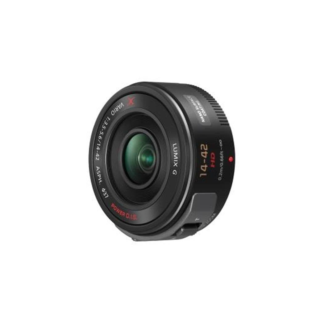 Panasonic LUMIX H-PS14042E-K Powerzoom 14-42 mm GX Vario Lens - Black
