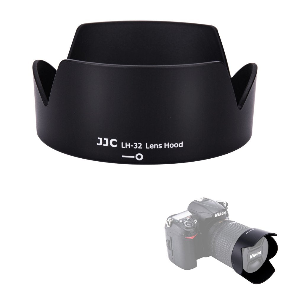 Jjc Reversible Lens Hood Shade For Nikon Af S Dx 18 140Mm F/3.5 5.6G Ed Vr, Af S Dx 18 105Mm F/3.5 5.6G Ed Vr, Af S Dx 18 135Mm