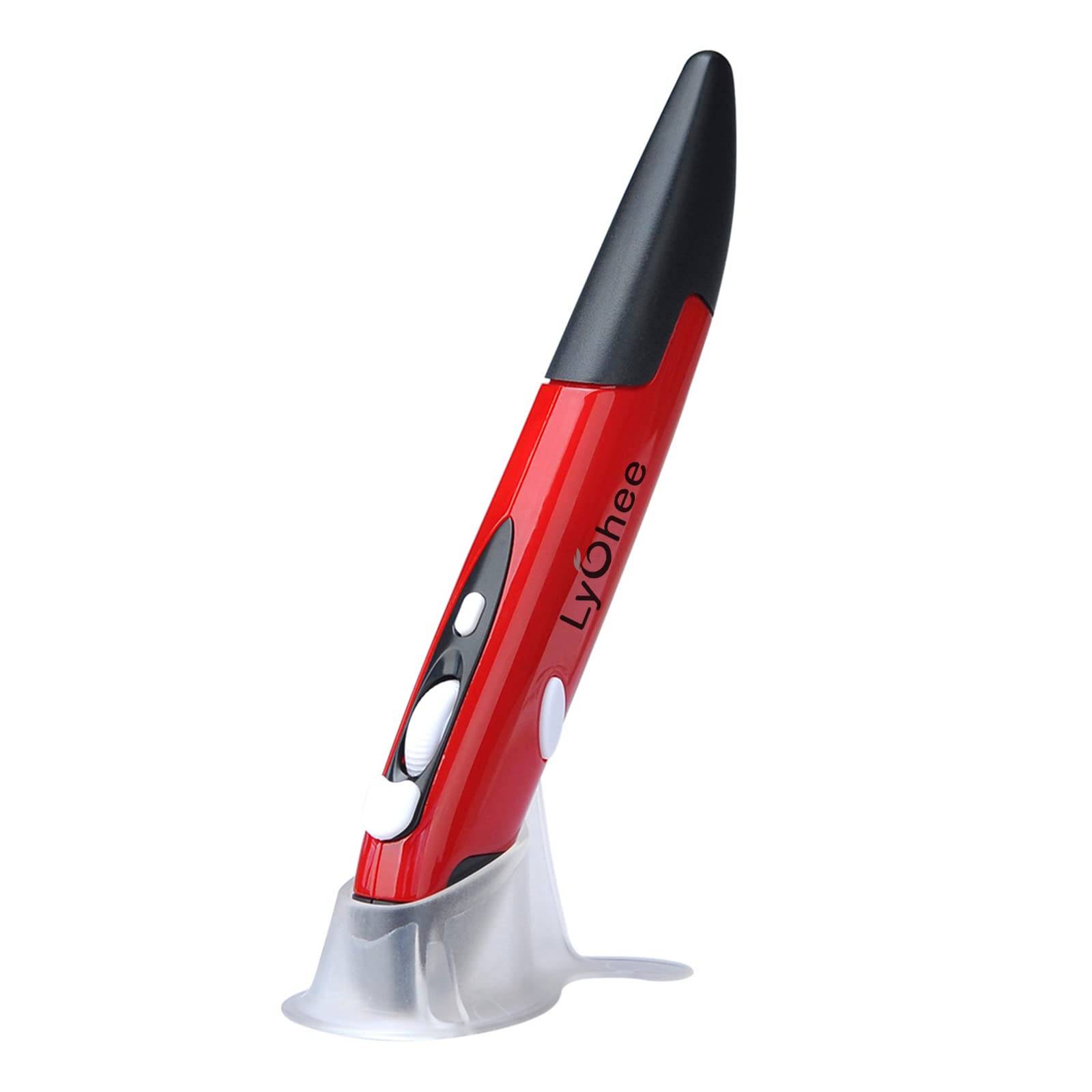 Lychee Wireless Optical Pocket Pen Mouse, 2.4Ghz Usb Wireless Optical Pen Mouse 800/1200/1600 Dpi Adjustable Handwriting Mini Ai