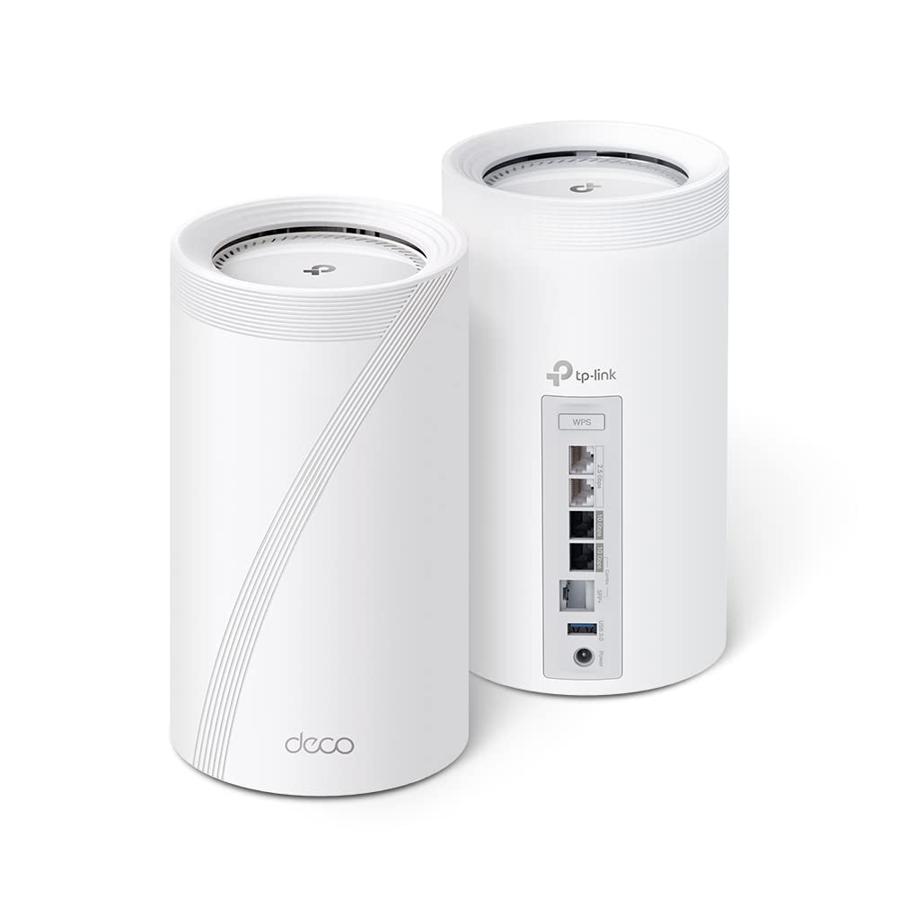 Tp Link Deco Be33000 Quad Band Wifi 7 Mesh System (Deco Be95) For Whole Home Coverage Up To 7800 Sq.Ft With Ai Driven Smart Ante