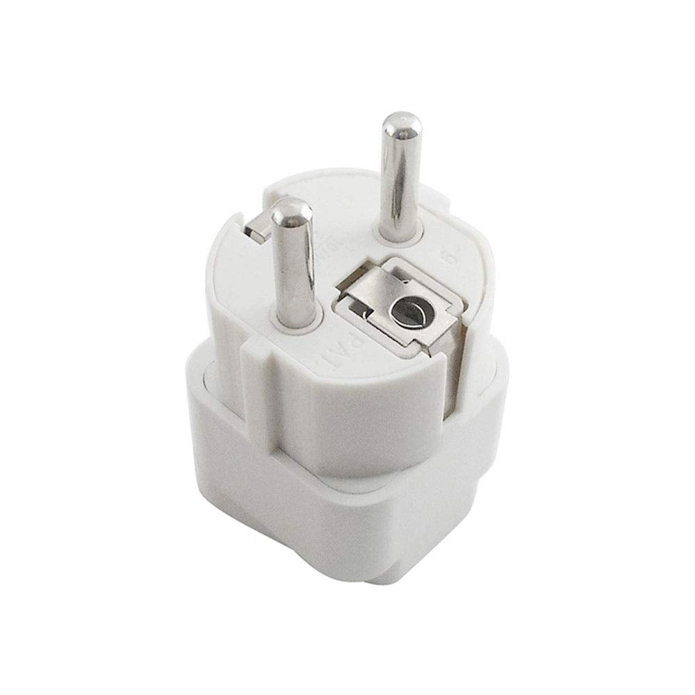 European Travel Plug Adapter Power Plug Schuko Type E/F - Thumbnail 3