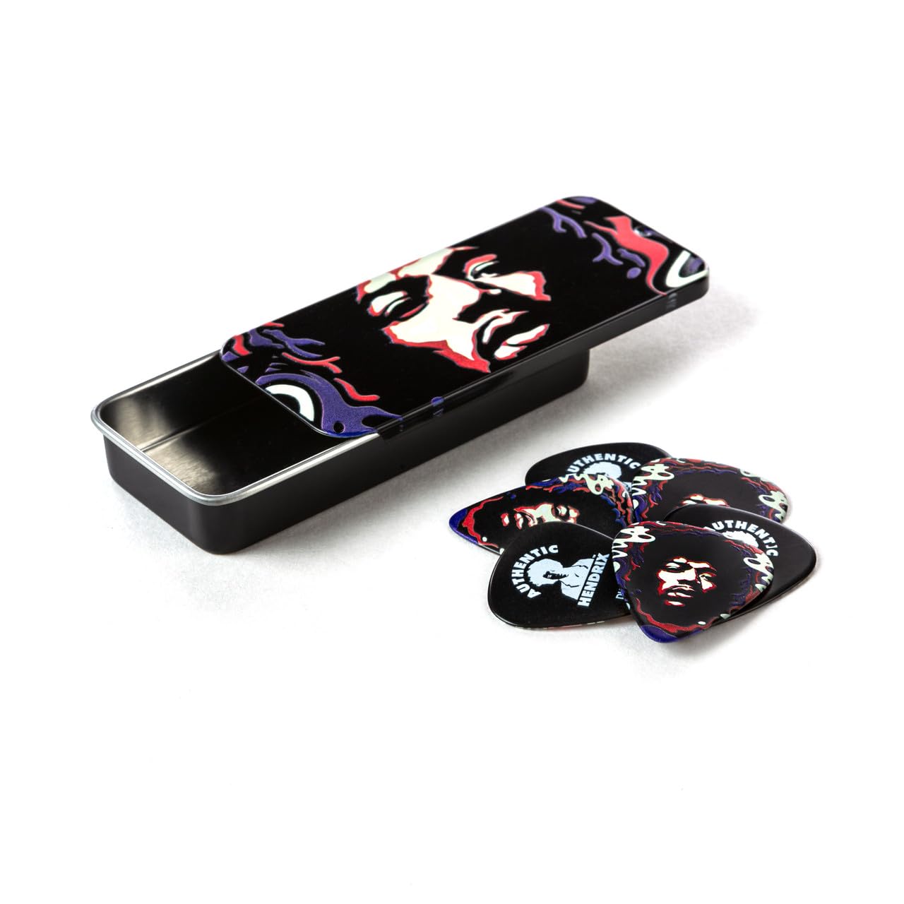 Jim Dunlop Jimi Hendrix Star Haze Pick Tin  6 Picks/Tin