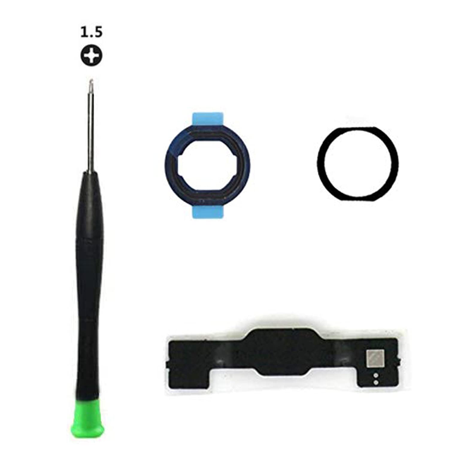 T Phael Black Home Button Replacement Compatible With Ipad 5 5Th Gen 2017 (A1822 A1823) And Ipad 6 6Th Gen 2018 (A1893 A1954) 9.