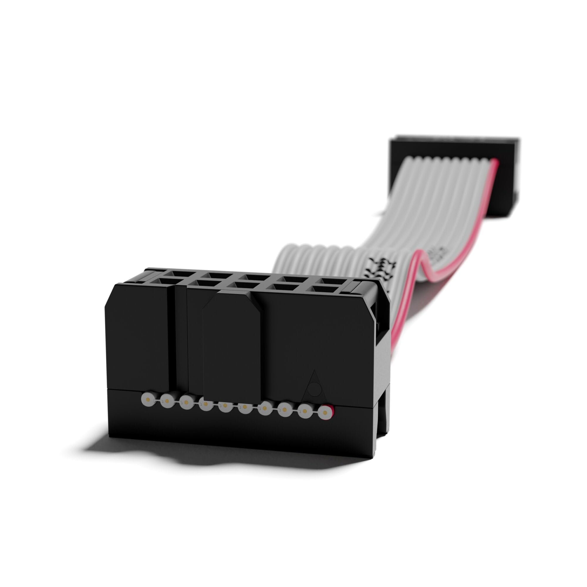 Excelvalley   5 Pack   Eurorack Flat Ribbon Power Cables Modular Synth Synthesizer [10 To 10 Pins | 25 Cm   9.84'']