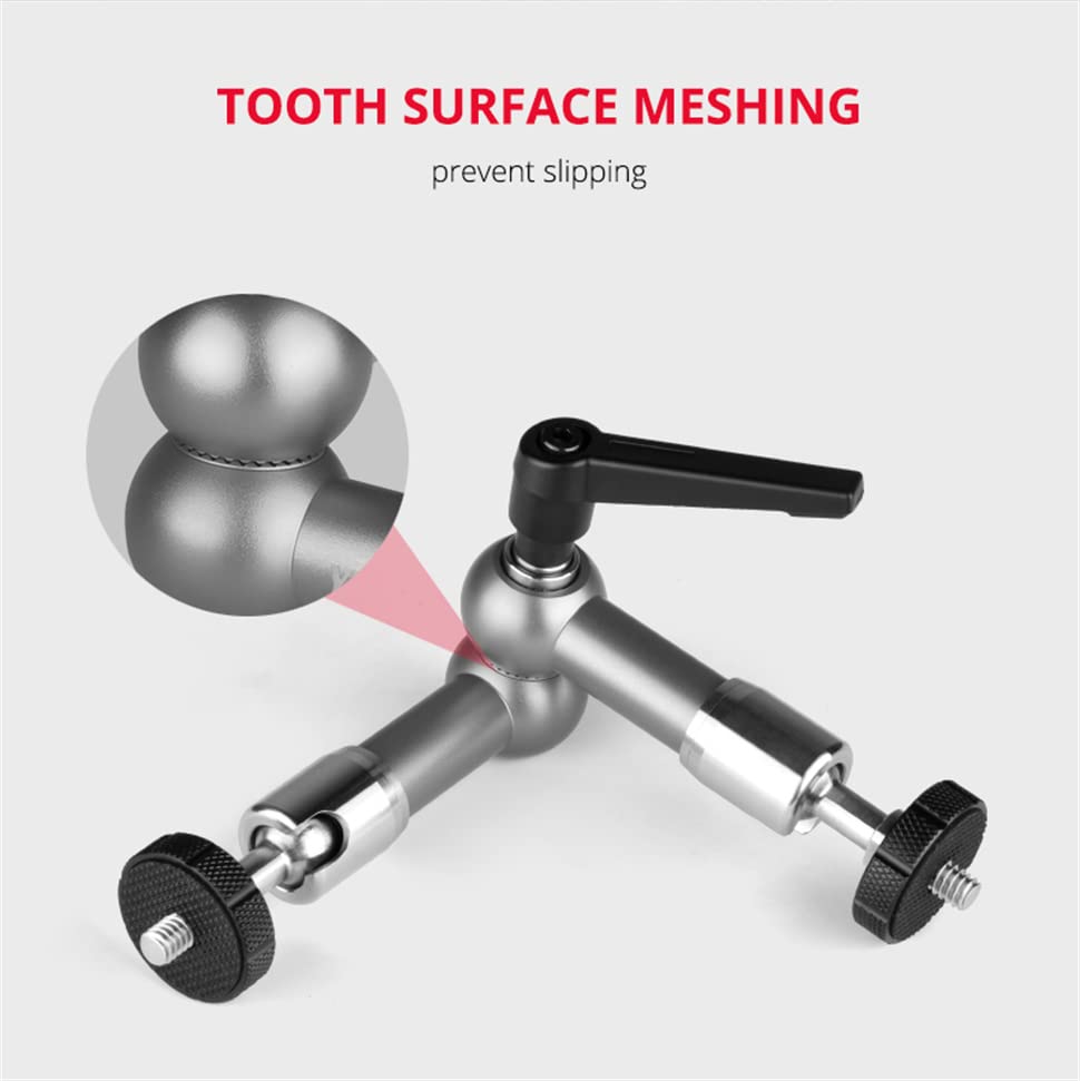 Songing Sy-L7 7Inch Magic Arm, Stainless Steel Ball Head And Thread,10Kg Strong Bearing Capacity, Articulating Magic Friction Ar