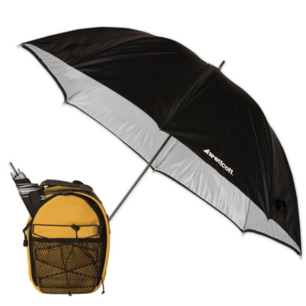 Westcott 2002 43-Inch Soft Silver Collapsible Umbrella