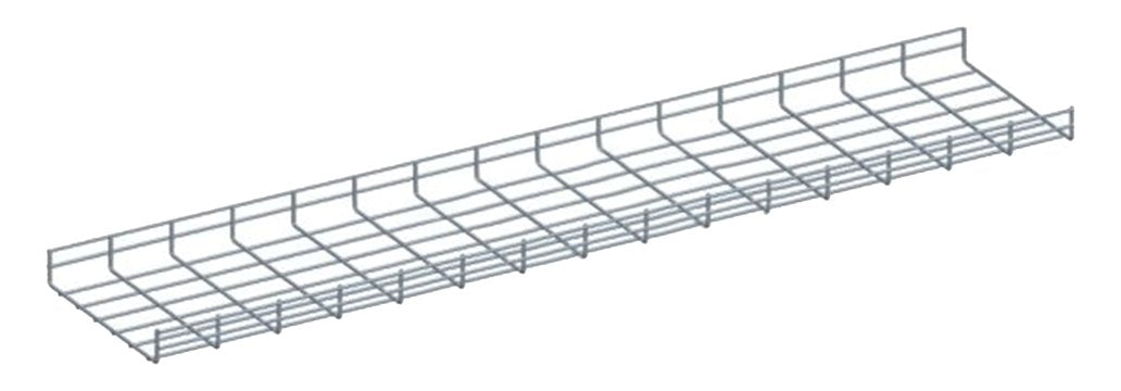 Quest Manufacturing Wire Mesh Cable Tray, 5' X 4'W X 2'H, Zinc (Ct0504 03)