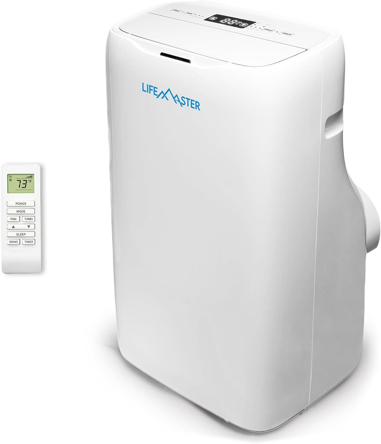 Lifemaster 14,000 BTU Dual Hose Portable Air Conditioner for 600 square feet rooms with 3 Operation Modes Dehumidifier, Cooling,