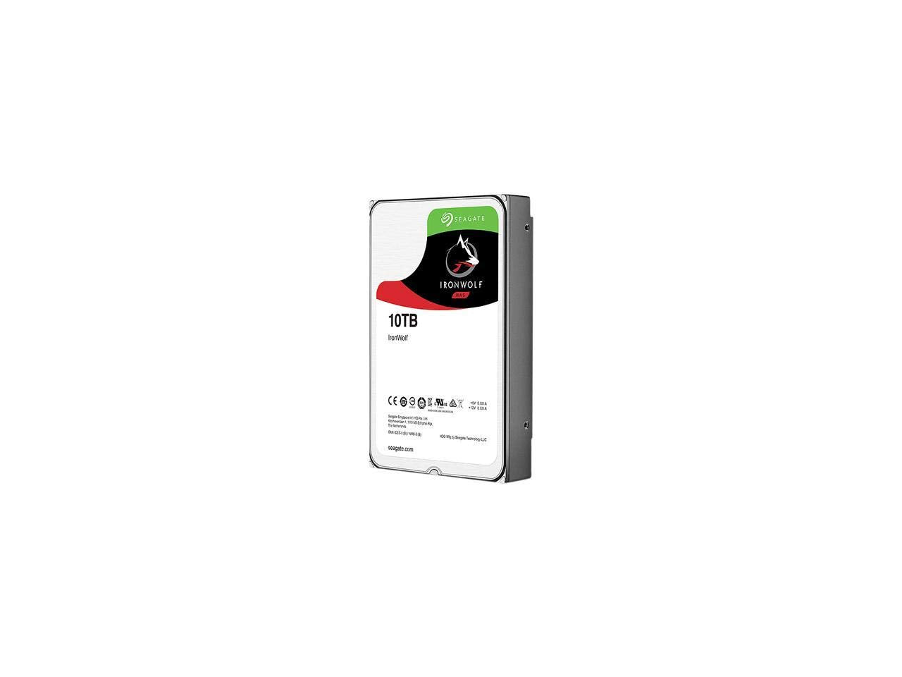 Seagate IronWolf 10Tb NAS Internal Hard Drive HDD � 3.5 Inch SATA 6GB/S 7200 RPM 256MB Cache for Raid Network Attached Storage (ST10000VN0004)
