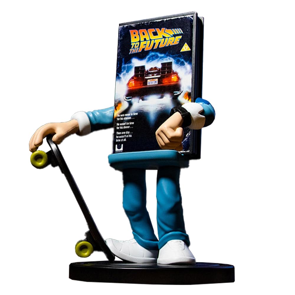 Power Idolz by Numskull Back to The Future VHS Wireless Charger Phone Holder - Compatible with Qi-Enabled Devices, Fast Qi - Off