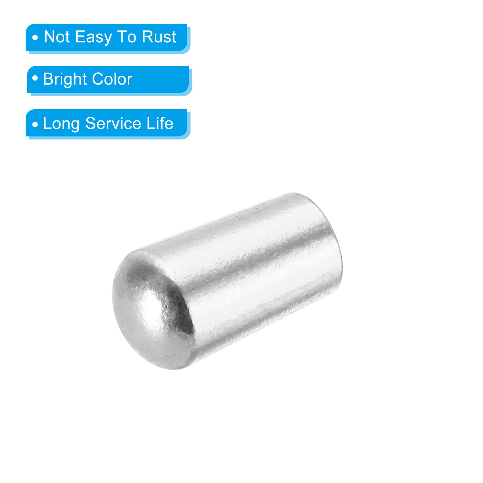 PATIKIL Silver Metal Guitar Toggle Switch Tip Knob Cap M4 for Electric Guitar Parts Accessories