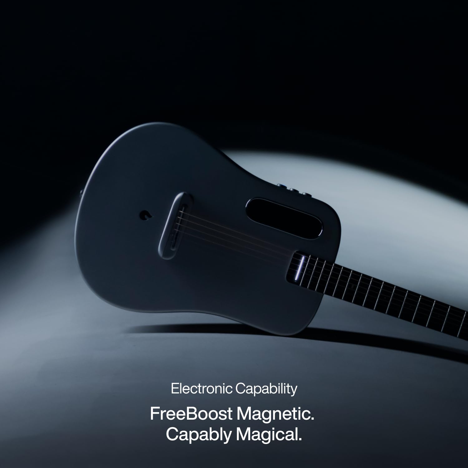 Lava Me Air Portable Carbon Fiber Electric-Acoustic Guitar. Travel Guitar For Beginners With Onboard Effects And Magnetic Pickup
