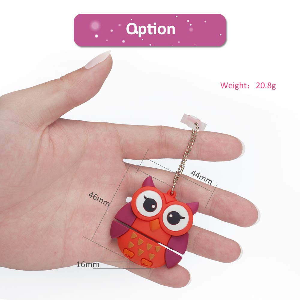 32Gb Usb Flash Drive Pack Of 5 Pcs, Borlterclamp Thumb Drive With Cute Animal Pattern Lovely Memory Sticks