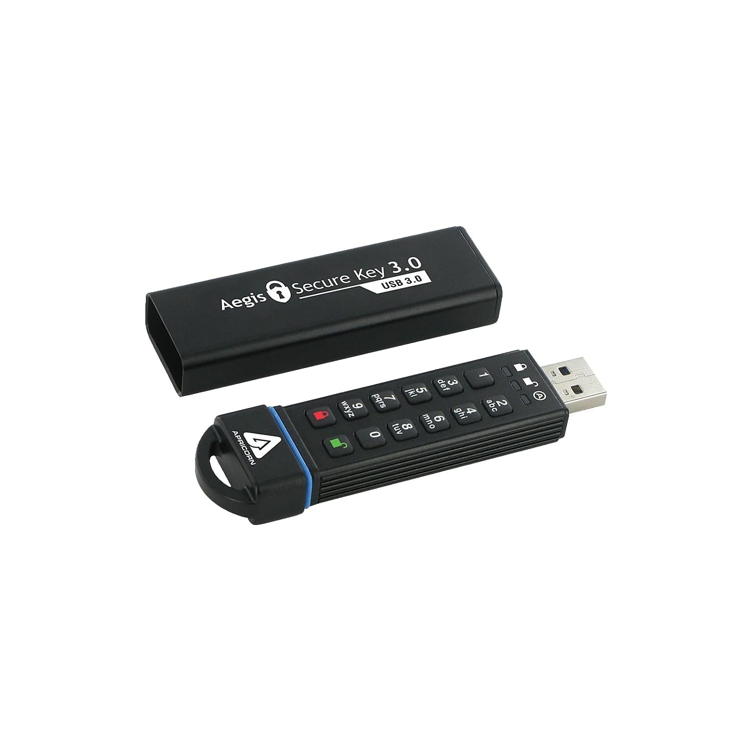 Apricorn 60Gb Aegis Secure Key Fips 140 2 Level 3 Validated 256 Bit Encryption Usb 3.0 Flash Drive (Ask3 60Gb)