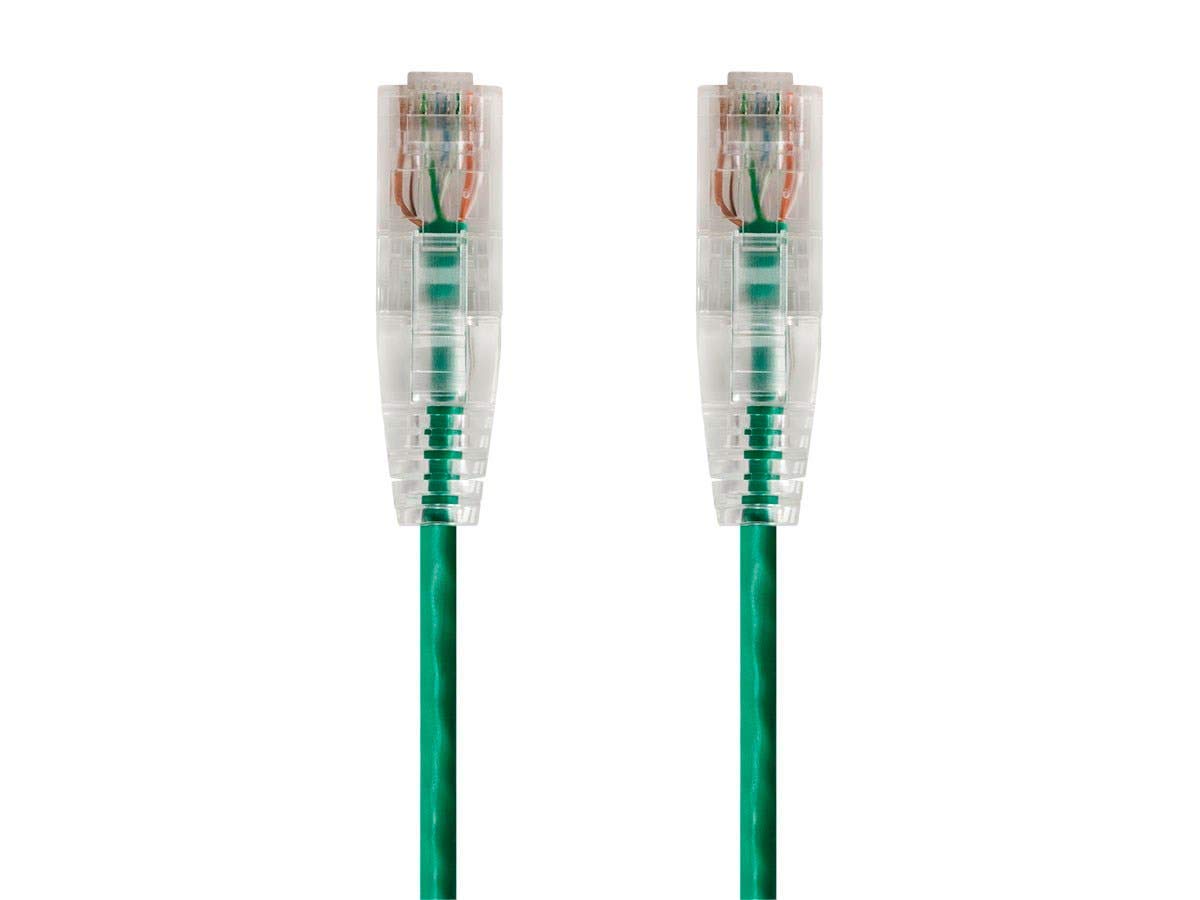 Slimrun  Cat6 Utp Cable-10Ft Green