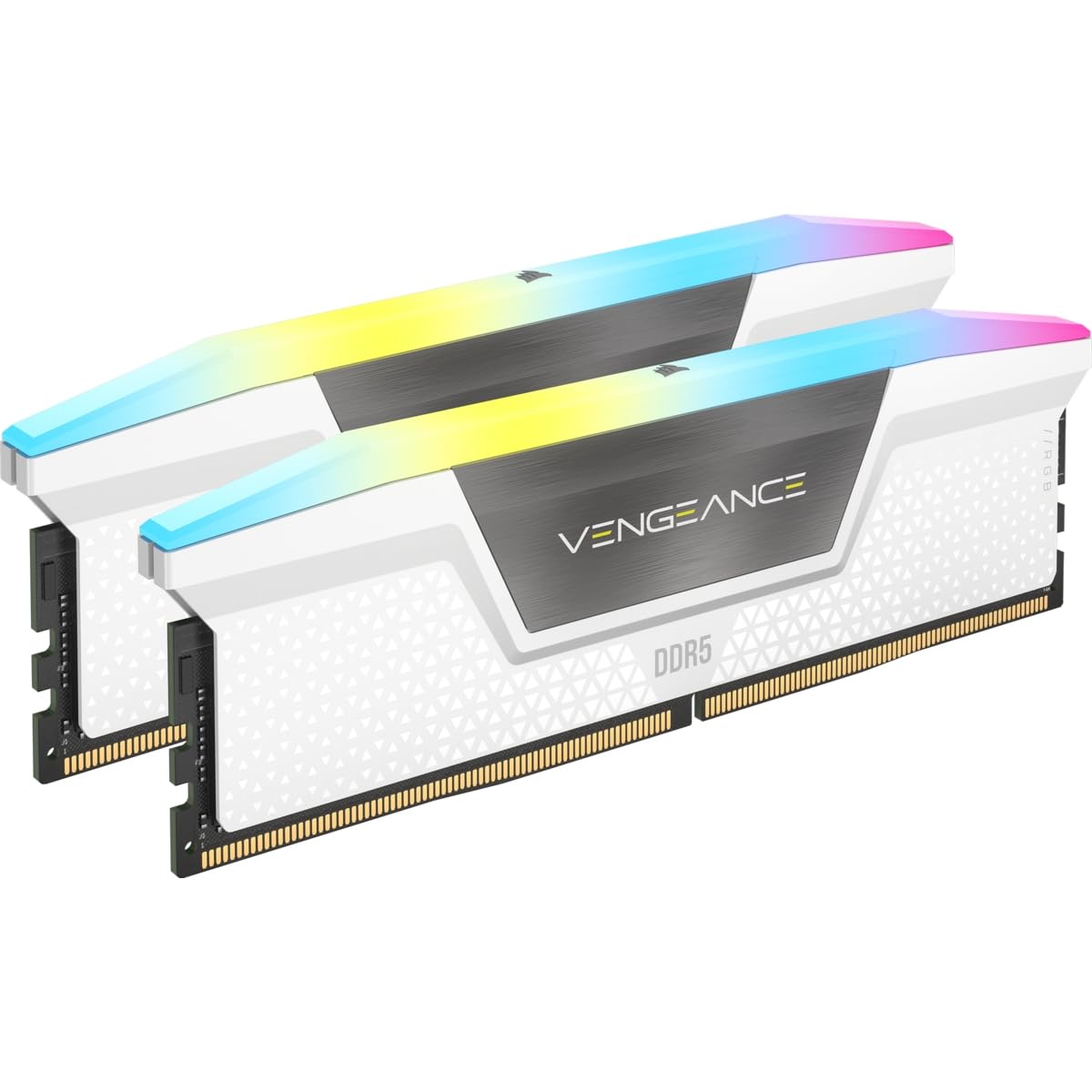 Corsair ME CMH32GX5M2B5600C36WK VENGEANCE RGB 32GB DDR5 DRAM 5600MHz C36 White