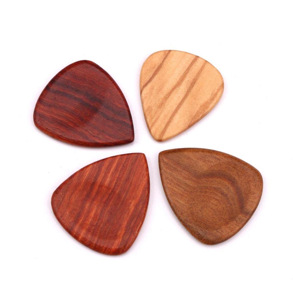 Myaddiction 4Pcs Guitar Bass Picks Plectrums With 1Pc Iron Box Case Set Musical Instrument Parts