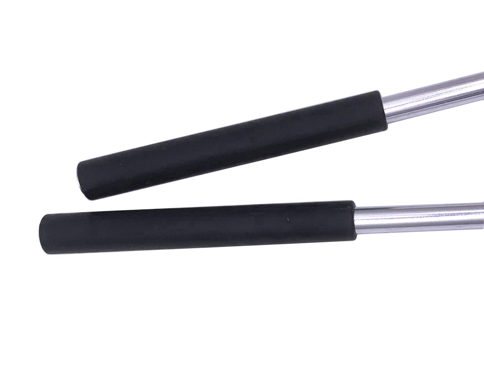 Tuoren Black Xylophone Mallets Glockenspiel Sticks Rubber Mallets Percussion Sticks For Tongue Drum, Glockenspiel, Xylophone, Ch