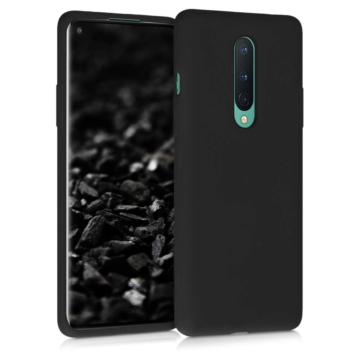 Kwmobile Case Compatible With Oneplus 8 (2020) Case   Tpu Silicone Phone Cover With Soft Finish   Lavender Grey