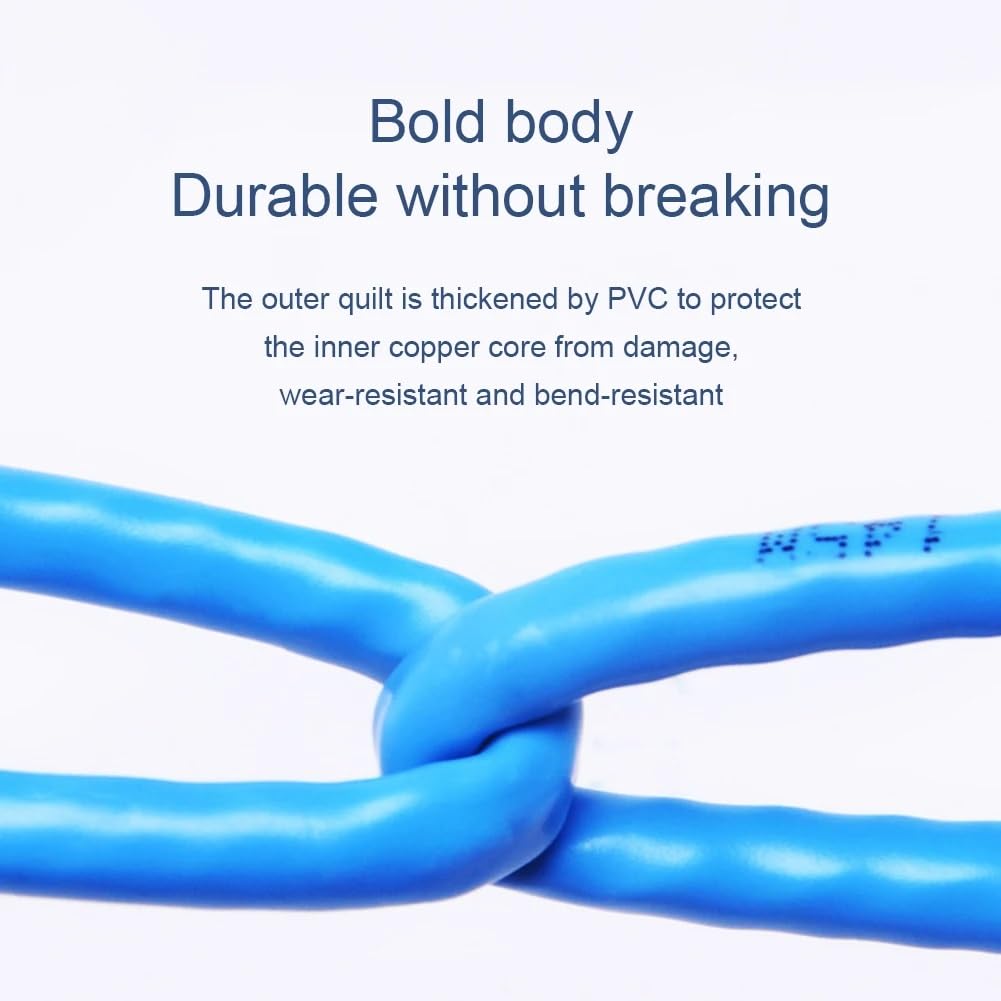 Monk Cables | Heavy Duty Cat6 Ethernet Cable | Utp, 10Gbps | 100% Pure Copper Conductors | High Performance & Stable Bandwidth (Black, 3Ft)