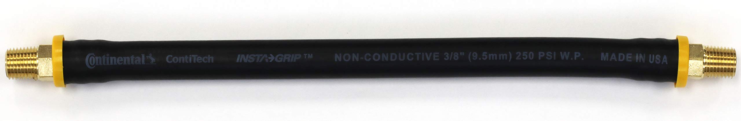 12 Inch Short Air Compressor Hose: 1/4'' Male Npt To 1/4'' Male Npt Hose For Compressed Air And Hydraulic Oil (Lead Free Brass)