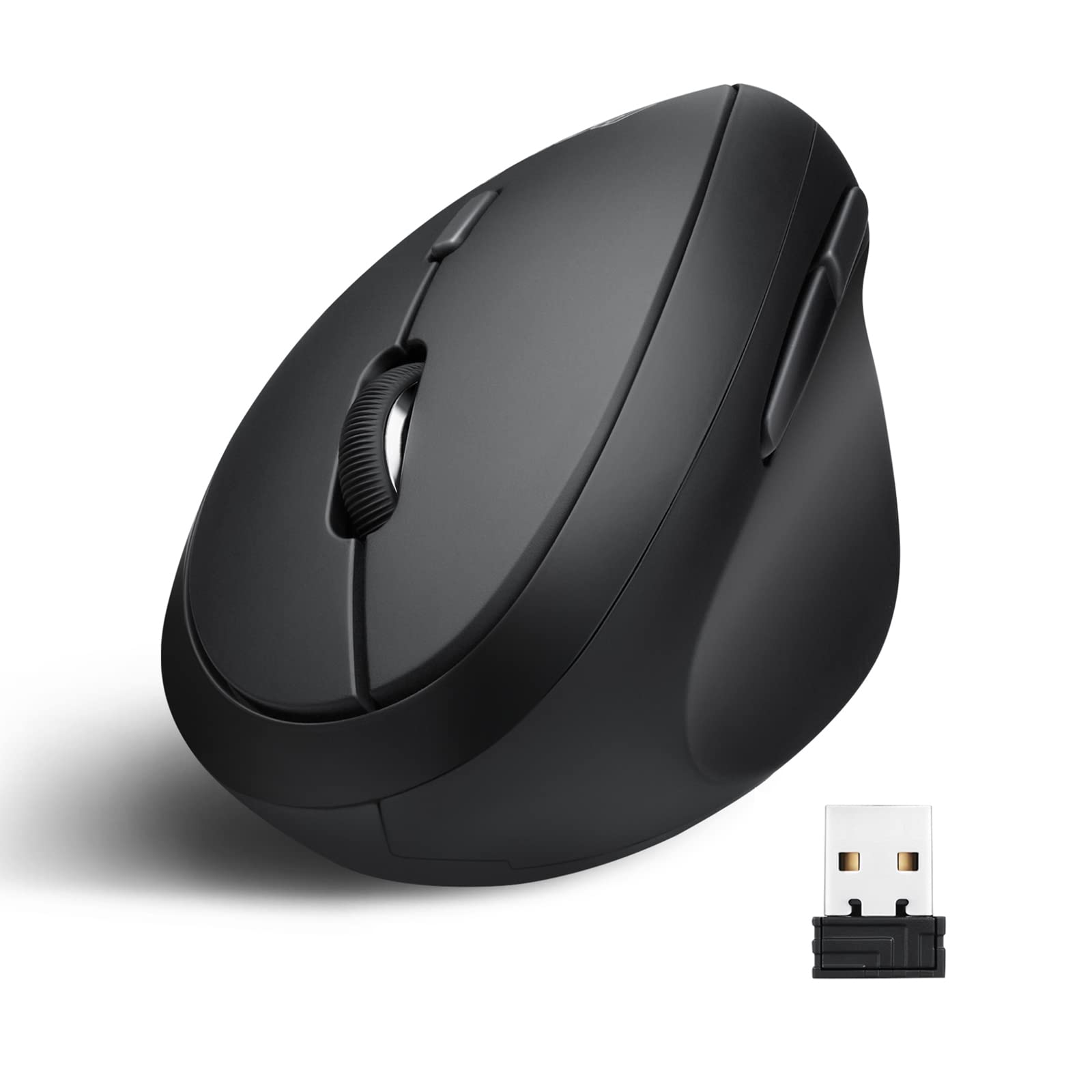 Perixx Perimice 719 Right Handed Wireless Mini Vertical Mouse, 3 Level Dpi