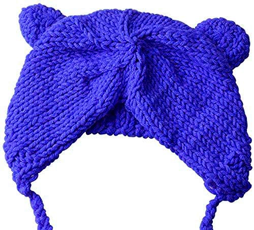 Ecyc Newborns Crochet Beanie With Bear Doll Baby Picture Outfits Photography Bat