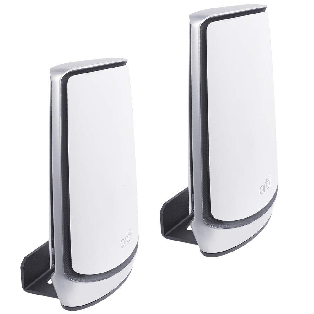 TIUIHU Wall Mount Holder for Orbi Tri-Band Mesh WiFi 6 Router(RBS850)(RBK852)(RBK853)/(RBS750)(RBS751)(RBK752)(RBK753)/(AX4200)(