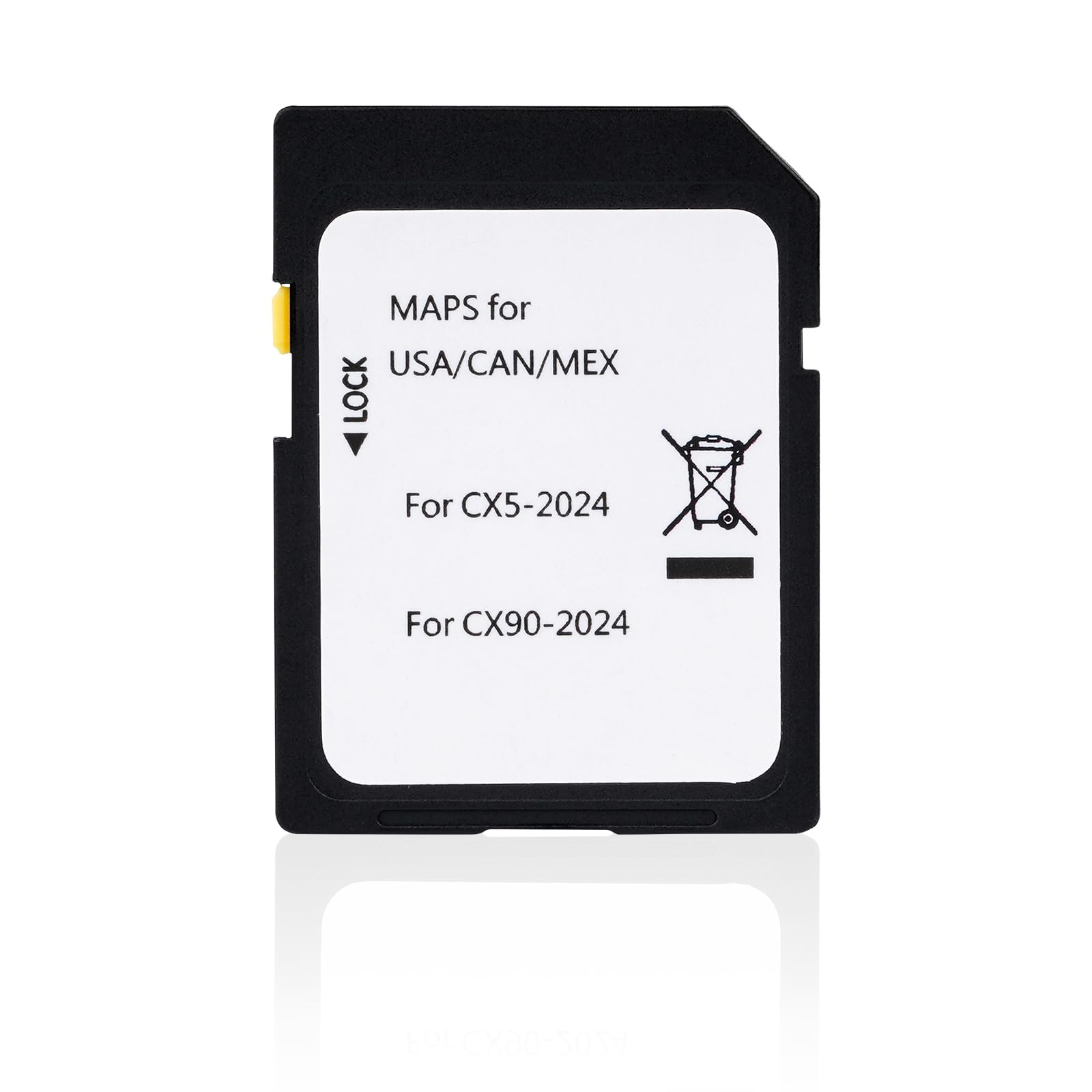 Forccord Navigation SD Card Fits for Mazda 2024 CX5, 2024 CX90 Car GPS Navigation System for USA/Canada Maps SD Card Replacement