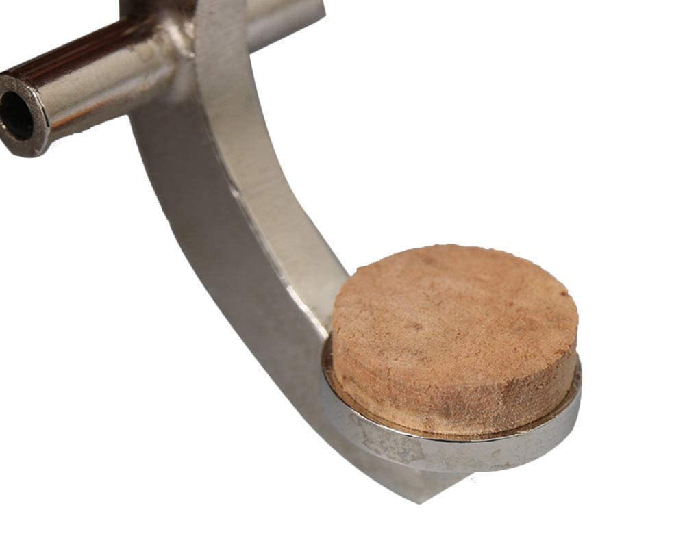 Jiayouy 6Pcs Trombone Wind Instruments Accessory Drain Valves Steel Wire Spring Valve Base Shaft Cork Pad