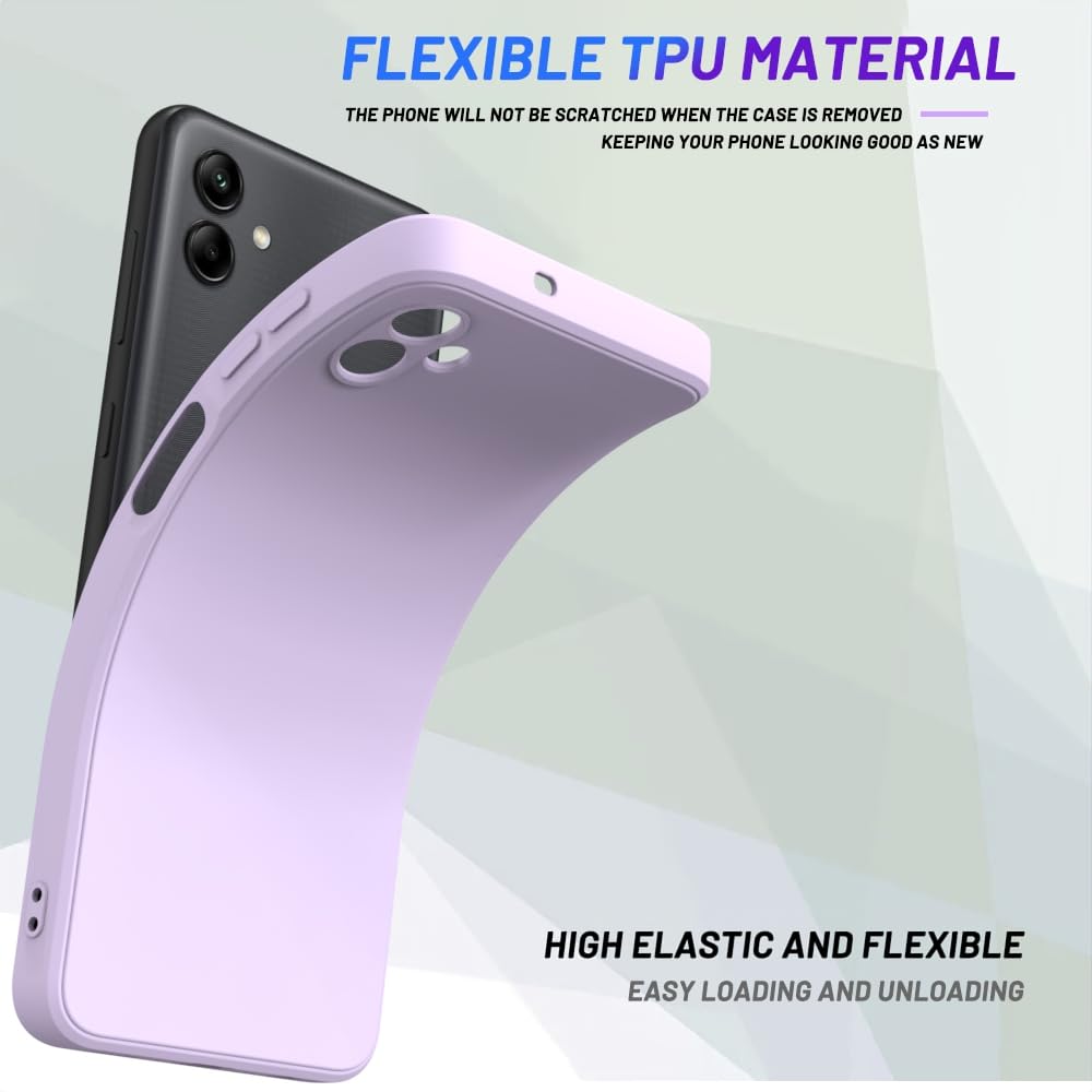 Wogroo For Samsung Galaxy A06 Case Purple, Scratch Resistant With Soft Touch, Slim Thin Phone Cover For Samsung Galaxy A06
