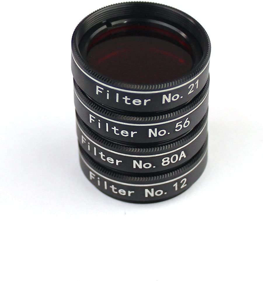 Celticbird 1.25'' Telescope 4 Color Filters Set(Red, Yellow, Green, Blue), For Celestron, Orion, Sky Watcher, Meade, William And