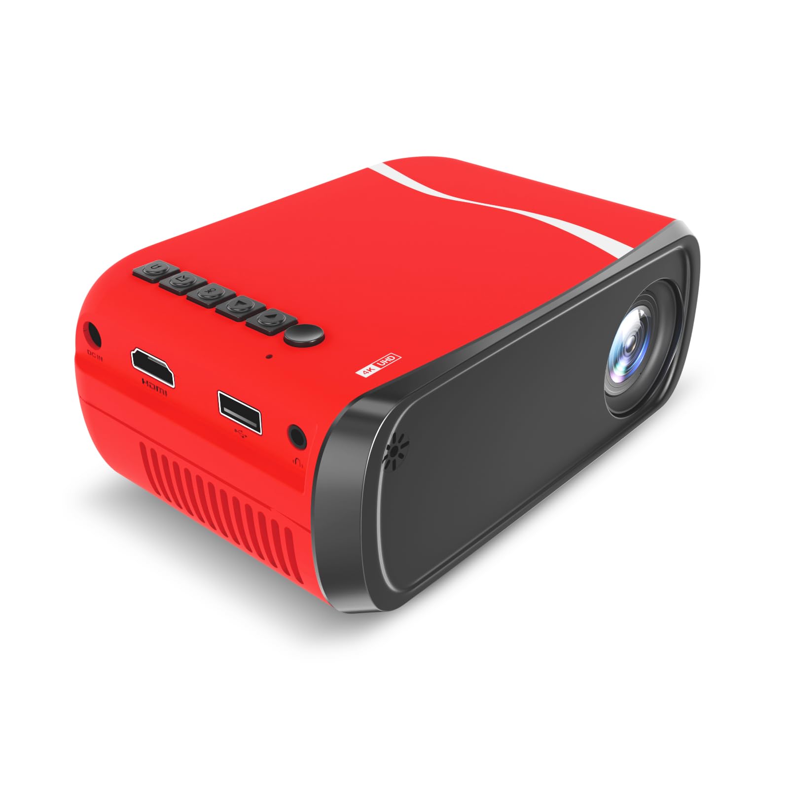 Ohdil Mini Projector With Wifi Portable Projector Support 1080P 170'' Mini Hd Movie Projector, Outdoor Projector Compatible With