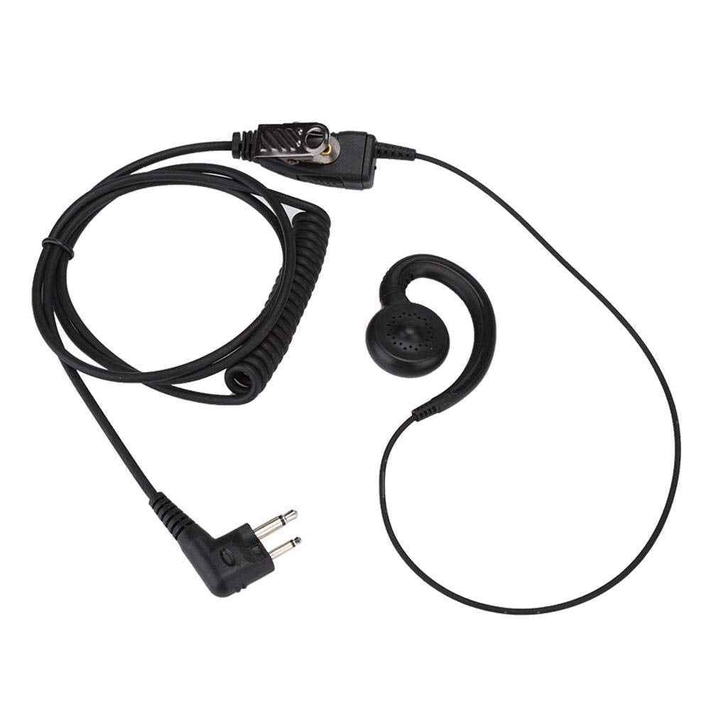 Aeh3000-M1A Walkie Talkie Two Way Radio Black Headset Mic For Motorola, Modular Design 180 Rotating Speaker Earpiece, Abs Walkie