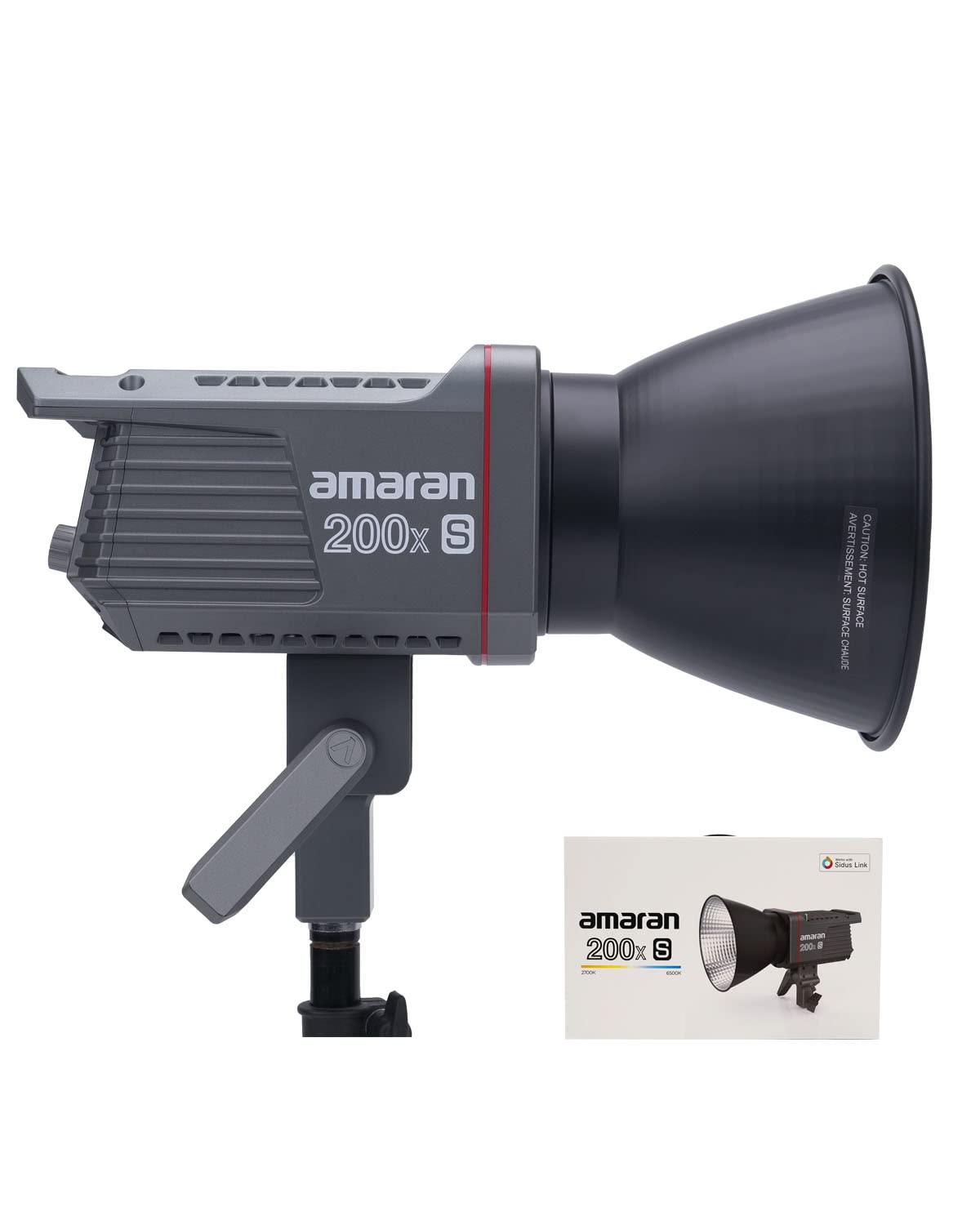 Amaran 200X S 200W Bi-Color Led Video Light,Bluetooth App Control Studio Light,Dc/Ac Power Supply Bowens Mount Silent Fan Photog