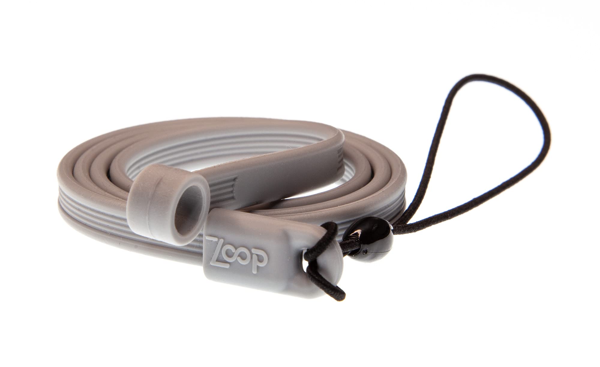 Zooploop Grey Silicone Scratchproof 20.75In Tether For Digital Electronic Styluses (Diameter Range: 0.27 0.37In)   Secure Stylus