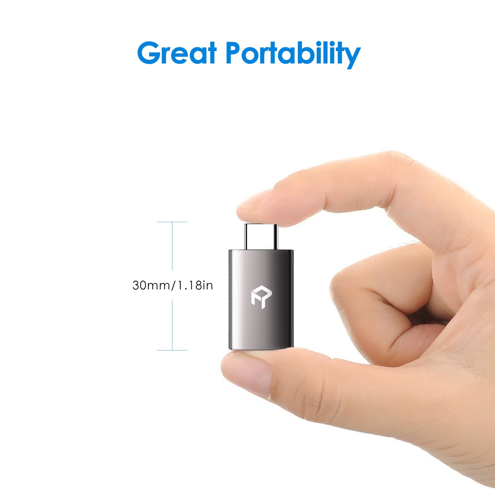 Rankie 2 Pack Usb C 3.0 Adapter Hi Speed Usb Type C To Usb Type A