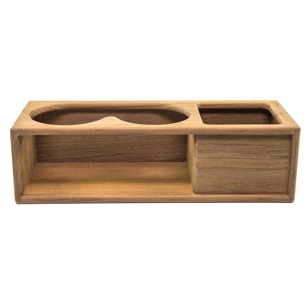 Whitecap 62616 Teak Two Insulated Drink/Binocular Rack With Tray, Brown,WBAUVB00IO5AJY0